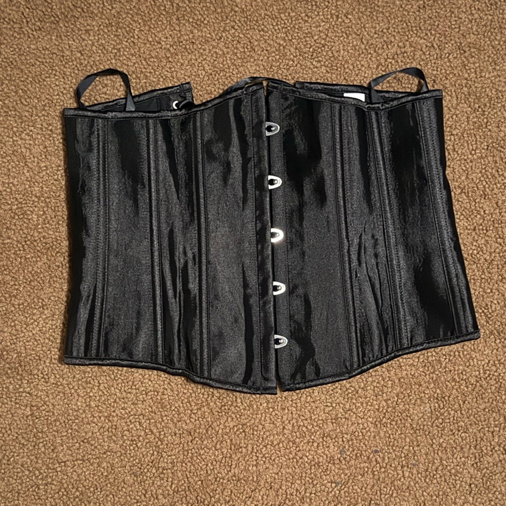 Elegant Black Corset Top